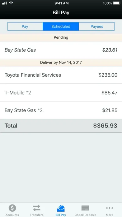 Philadelphia FCU Mobile Screenshots